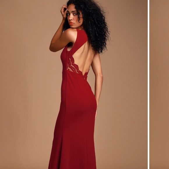 Lulu's Maxi Open Back Dress - Picture 1 of 9